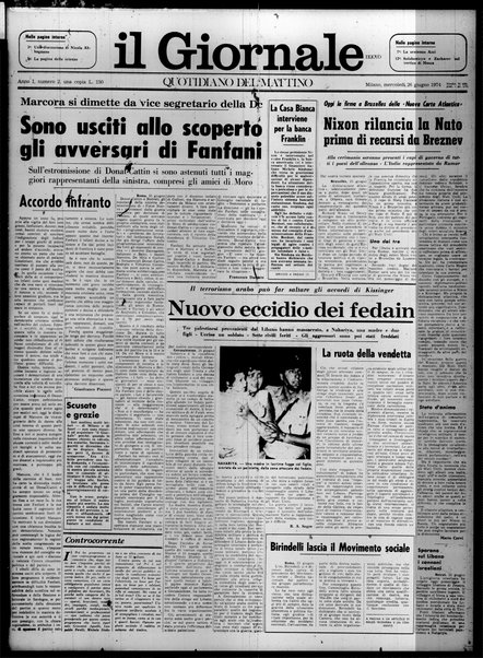 Il giornale nuovo : quotidiano del mattino